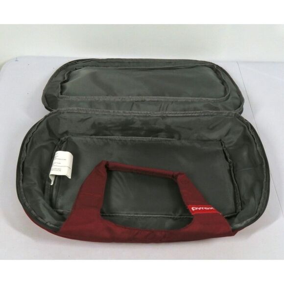 Vintage Pyrex Portables Red Casserole Dish Travel Bag Ice Heating Pack Included - Picture 6 of 7